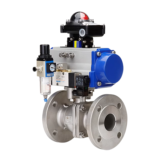 博天堂网址-气动法兰球阀 流体控制