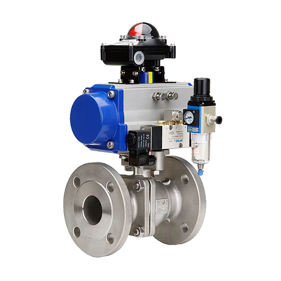 博天堂网址-气动法兰球阀 流体控制